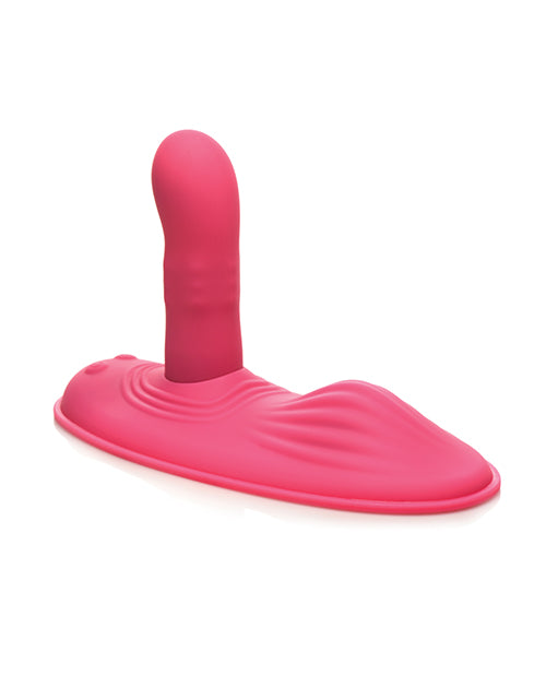 Spin & Grind: Rotating &Vibrating Silicone Grinder in Pink