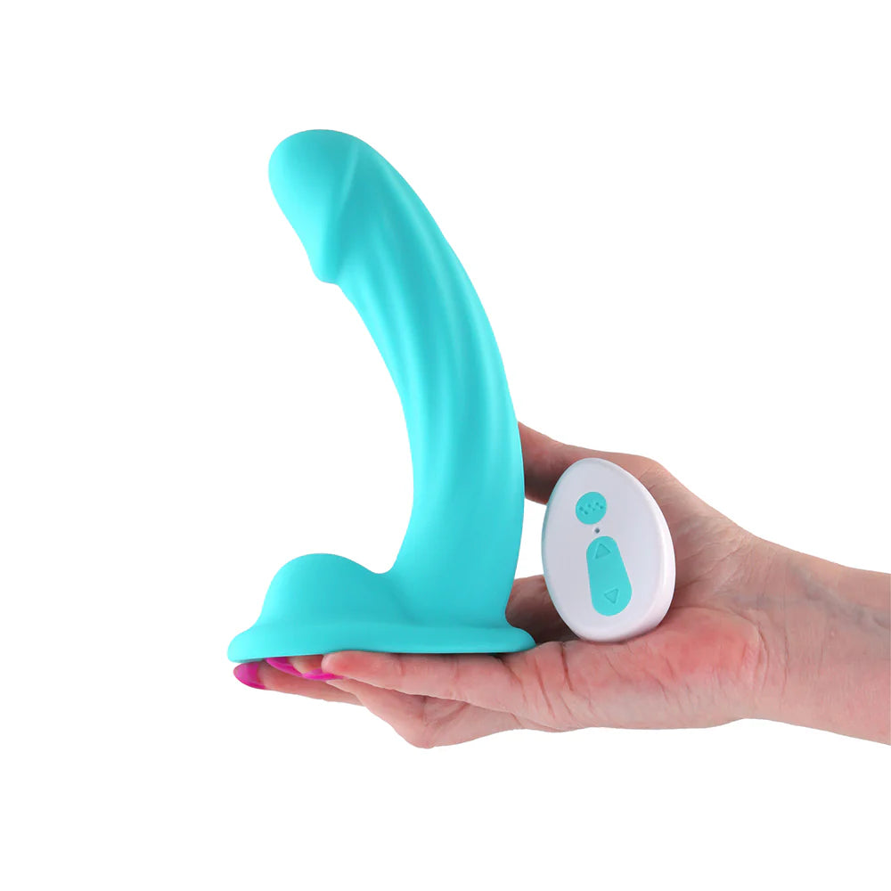 Colours Curve 6" Vibrating Dildo