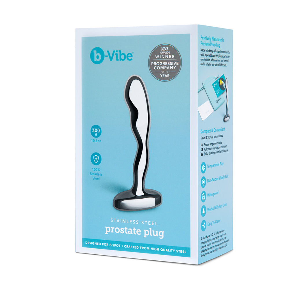 B-Vibe Stainless Steel Prostate Plug