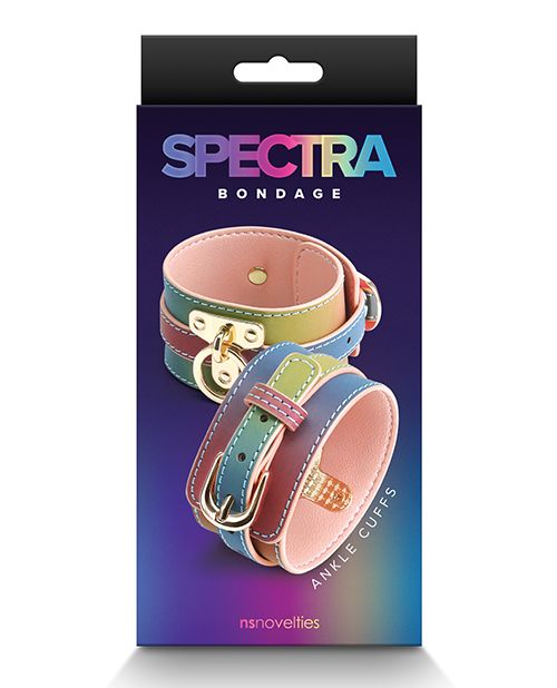 Spectra Bondage Ankle Cuff in Rainbow