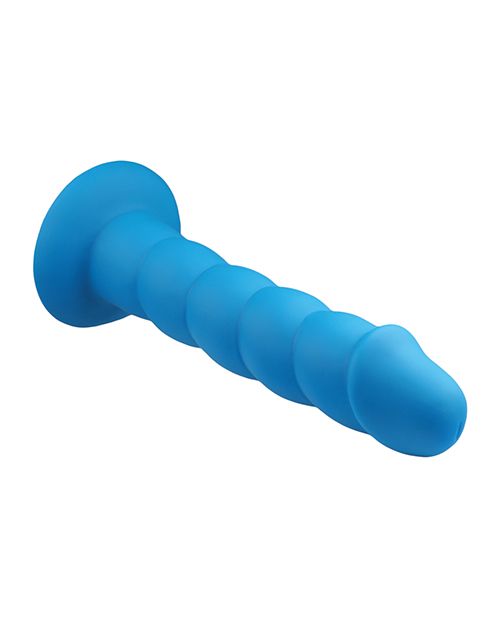 Suga Daddy 9.5" Silicone Dildo in Blue