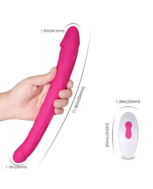 Sappho 12" Vibrating Double Ended Dildo | Buzz Me In Sappho 12" Vibrating Double Ended Dildo | Buzz Me In