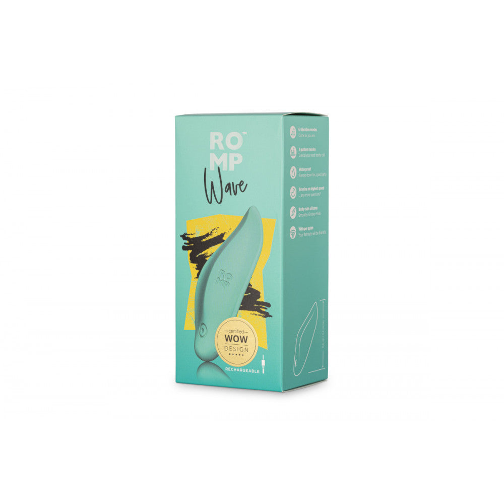 ROMP Wave Lay-On Vibrator in  Mint