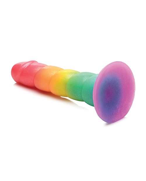 Simply Sweet 6.5" Swirl Rainbow Dildo